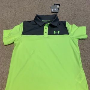 Under Armour golf shirt Youth Medium NWT
